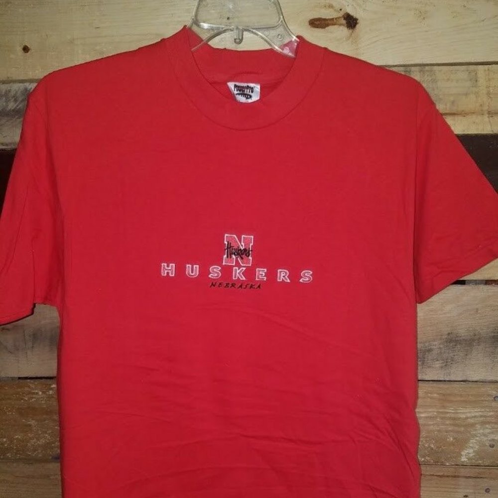 Nebraska Cornhuskers T-Shirt Red ADULT Large NEW